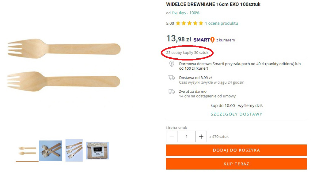 Zdjęcie produktowe na białym tle.