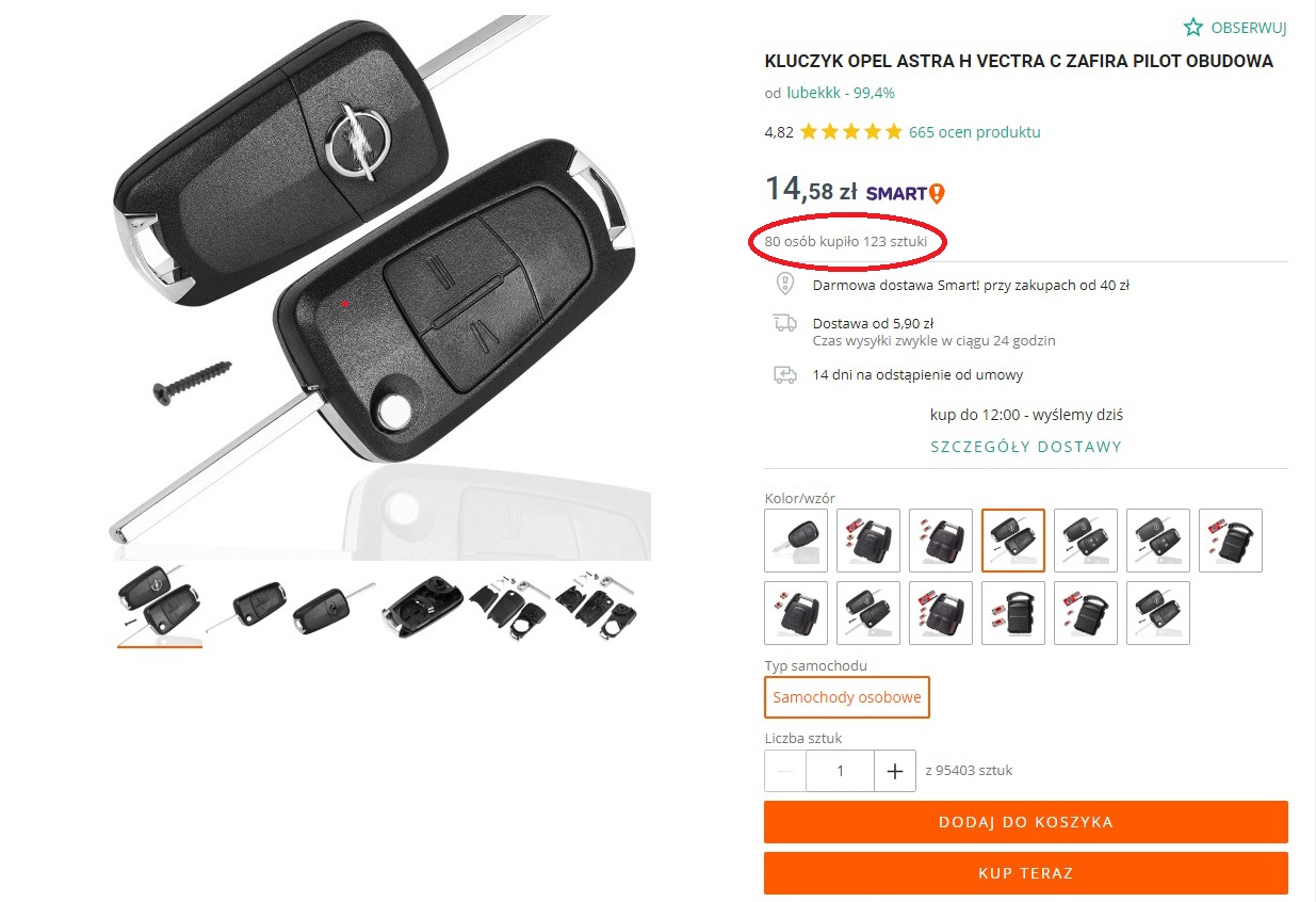 Zdjęcie produktowe - dokładne odwzorowanie szczegółów. Przykład, jak zrobić dobre zdjęcia do oferty na Allegro.