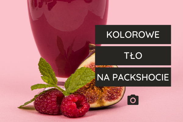 Packshot na innym niż białe tło