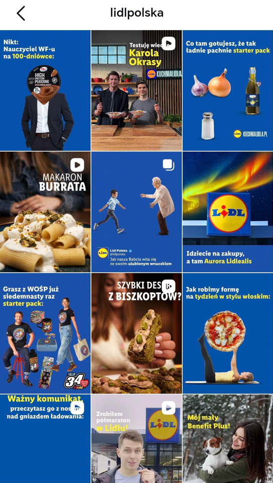 Spójność na profilu lidlpolska