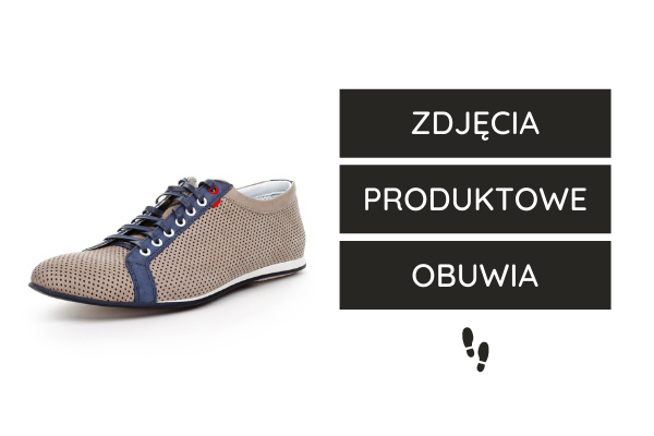 Fotografia obuwia - packshot męskiego buta.