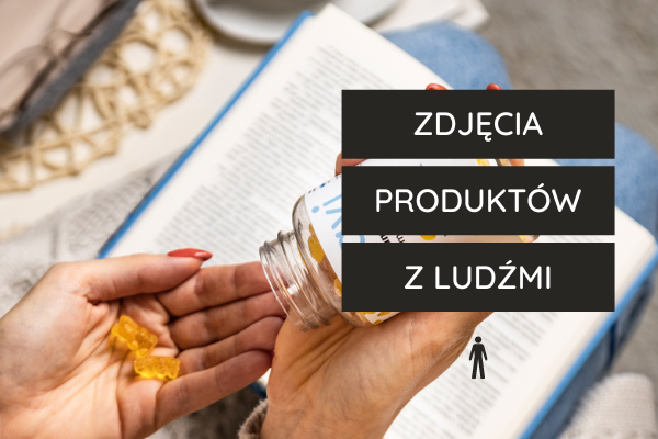 Zdjęcia osób z produktem.