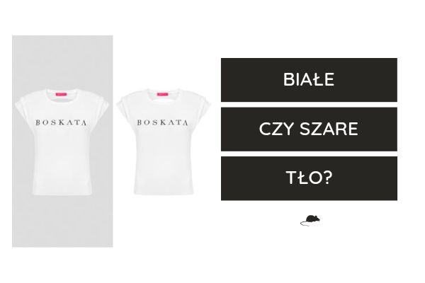 tło białe czy jasnoszare